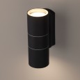 Настенный светильник ЭРА WL28 BK под лампу 2xGU10 MAX. 35W IP54 черный 
