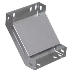 Поворот 90° вертикальный внутренний с крышкой для лотков 50х300 ИЭК  Поворот 90° вертикальный внутренний с крышкой для лотков 50х300 ИЭК