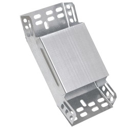 Поворот 45° вертикальный внутренний с крышкой для лотков 80х400 ИЭК 