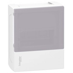 Щиток навесной Schneider Electric Resi9 Mini Pragma 6 модулей с дымчатой дверью 2 шины N и PE 