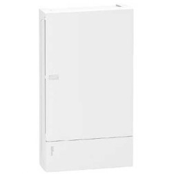 Шкаф навесной Schneider Electric Resi9 Mini Pragma 36 модулей (3x12) с белой дверью 2 шины N и PE 