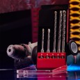 Набор буров по бетону 5-6-8-10х160 мм, 4 шт., в пластиковой коробке SDS PLUS REXANT 