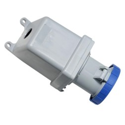 Розетка для накладного монтажа ABB 263 RS6W IP67 63A 2P+E 