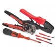 Универсальный набор для резки, снятия изоляции, опрессовки, и монтажа проводов с диэлектрическими би  Универсальный набор для резки, снятия изоляции, опрессовки, и монтажа проводов с диэлектрическими би