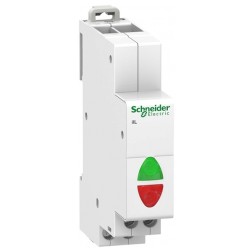 Световой индикатор iIL Acti 9 Schneider Electric красный+зеленый 110-230В 1 модуль 
