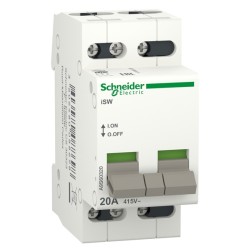 Выключатель нагрузки iSW Acti 9 Schneider Electric 3П 20A (модульный рубильник) 2 модуль 