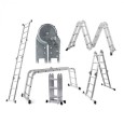 Лестница-трансформер алюминиевая ЛТА4х3, 4 секции по 3 ступени, h330/160/92 см, 10,4 кг TDM 