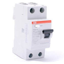 УЗО ABB FH202 AC-40/0,1 2-х полюсное тип AC 40A 100mA 2 модуля 