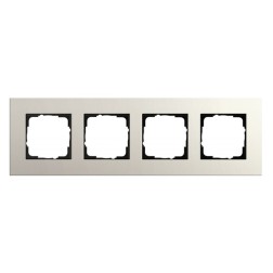 Рамка 4-ая Gira Esprit Linoleum-Multiplex Светло-серый 