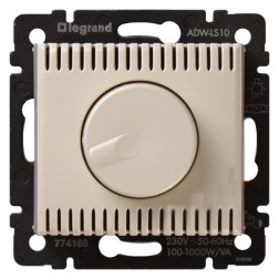 Светорегулятор Legrand Valena поворотный 1000W слоновая кость (бежевый) 
