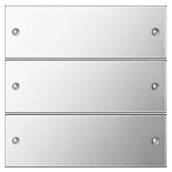 Набор клавиш 3-местный Gira KNX/EIB System 55 Хром 