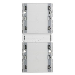 Сенсорный выключатель 3 Basis, 2-клавишный (1+1) Gira KNX/EIB System 55 + E22 