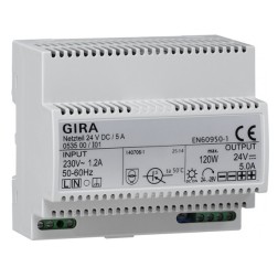 Источник питания 24 В пост. тока/ 5А Gira KNX/EIB Reg-типа 