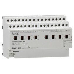 Реле , 8-канальное, 16 A с ручным управлением Gira KNX/EIB REG plus-типа 