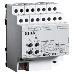 Универсальный светорегулятор, 1-канальный Gira KNX/EIB REG plus-типа 