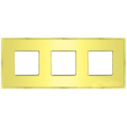 Рамка-основание 3-ная Fede Belle Epoque, bright gold 