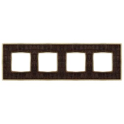 Рамка 4-ная Fede Belle Epoque Tapestry , alicocobrown-bright gold 