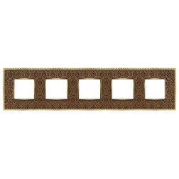 Рамка 5-ная Fede Belle Epoque Tapestry , decorbrass-bright gold 