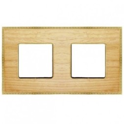 Рамка 2-ная Fede Belle Epoque Wood, oak-bright gold 