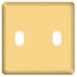 Накладка для 2-ного тумблера Fede Real gold бежевый 