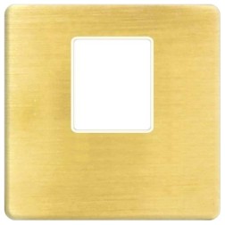 Накладка компьютерная 1-ая RJ45 Fede Bright patina бежевый 