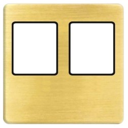 Накладка компьютерная 2-ая RJ45 Fede Bright patina черный 