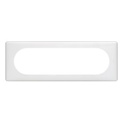 Рамка Legrand Celiane 3п wide белый глянец 