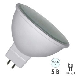 Лампа светодиодная Feron MR16 LB-24 5W 4000K 220V GU5.3 410Lm белый свет 