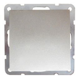 Выключатель 1-кл.  (схема 1) 16 A, 250 B Экопласт LK60, серебристый металлик 
