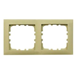Рамка 2-постовая Экопласт LK60, бежевый  Рамка 2-постовая Экопласт LK60, бежевый