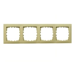Рамка 4-постовая Экопласт LK60, бежевый  Рамка 4-постовая Экопласт LK60, бежевый