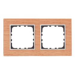 Рамка 2-постовая Экопласт LK60 из натурального светлого дерева (дуб) LK60  Рамка 2-постовая Экопласт LK60 из натурального светлого дерева (дуб) LK60