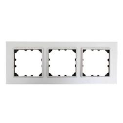 Рамка 3-постовая Экопласт LK60 из натурального анодированного алюминия LK60  Рамка 3-постовая Экопласт LK60 из натурального анодированного алюминия LK60