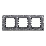 Рамка 3-постовая Экопласт LK60 из декоративного камня (серый гранит) LK60