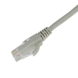 Патч-корд RJ45 U/UTP категория 5e PVC 1 м серый Legrand 