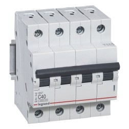 Автоматический выключатель Legrand RX3 4П 40A 4,5кА C (автомат) 