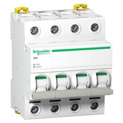 Выключатель нагрузки iSW Acti 9 Schneider Electric 4П 40A (модульный рубильник) 4 модуля 