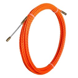 Протяжка кабельная из плетеного полиэстера Fortisflex PET d4,7mm L20m оранжевый (PET-1-4.7/20) 
