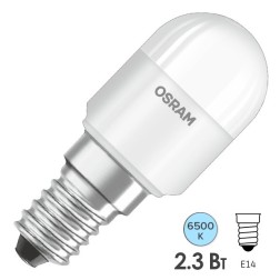 Лампа светодиодная для холодильника Osram SPECIAL T26 20 2,3W/865 FR E14 FREEZER 200lm холодный свет 