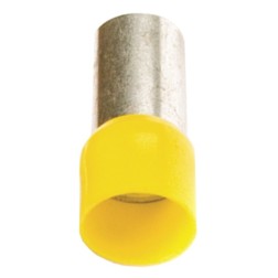 Наконечник-гильза изолированный НШВИ 6,0кв.мм - 14мм желтый (100шт) DKC 