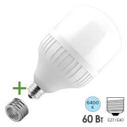 Лампа светодиодная LED Feron LB-65 60вт 6400K 5700lm Е27/Е40 дневной свет 