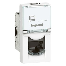 Розетка RJ45 Legrand Mosaic кат.6 FTP 1М 