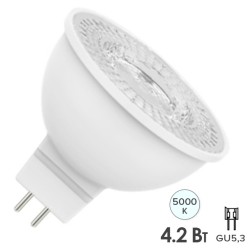 Лампа светодиодная Osram LED ST MR16 50 4,2W/850 110° 220V 380lm GU5.3 