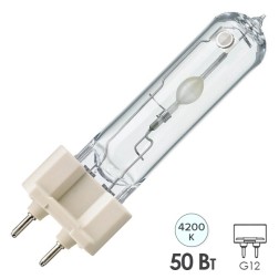 Лампа металлогалогенная Philips CDM-T Elite 50W/942 G12 (МГЛ) 