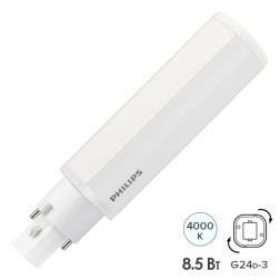 Лампа светодиодная Philips CorePro LED PLC 8,5W 840 2P G24d-3 1000lm 