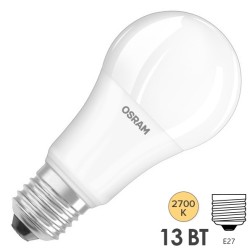 Лампа светодиодная Osram LED CLAS A FR 150 13W/827 240° 1521lm 220V E27 теплый свет 