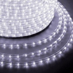 Светодиодный дюралайт 2W белый 30 LED/2Вт/м, постоянное свечение, D13мм, бухта 100м 