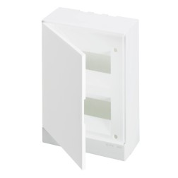 ABB Basic E Шкаф настенный 16М (2x8) белая непрозрачная дверь (с клеммами) BEW401216 