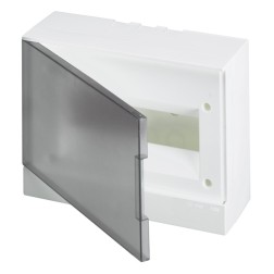 ABB Basic E Шкаф настенный 12М серая прозрачная дверь (с клеммами) BEW402212 