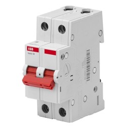 Выключатель нагрузки ABB Basic M 2P 63A (рубильник модульный) BMD51263 